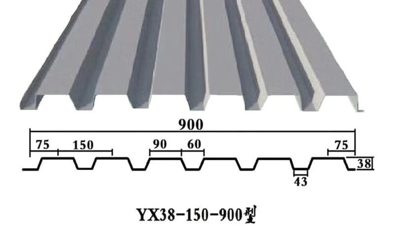 YX38-150-900(柔性压型钢板)