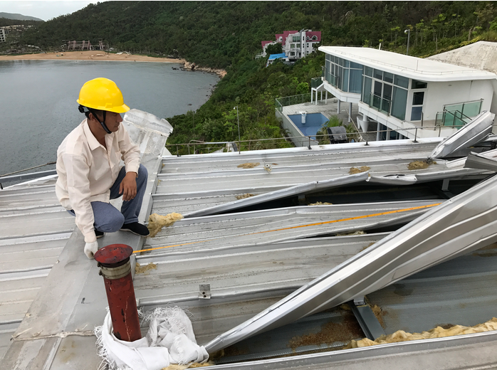 铝镁锰金属屋面防水施工中的注意事项